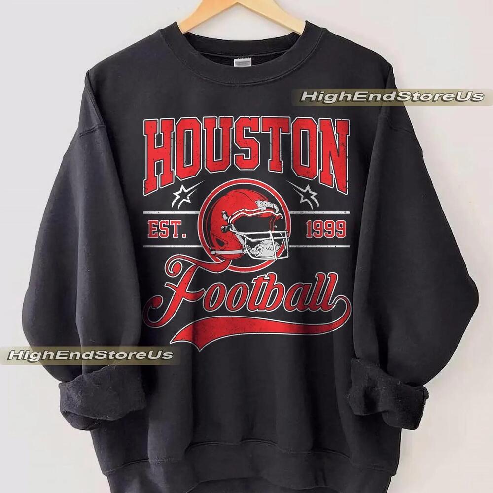 Houston American Football Game Day Fan Apparel Sweatshirt Tee